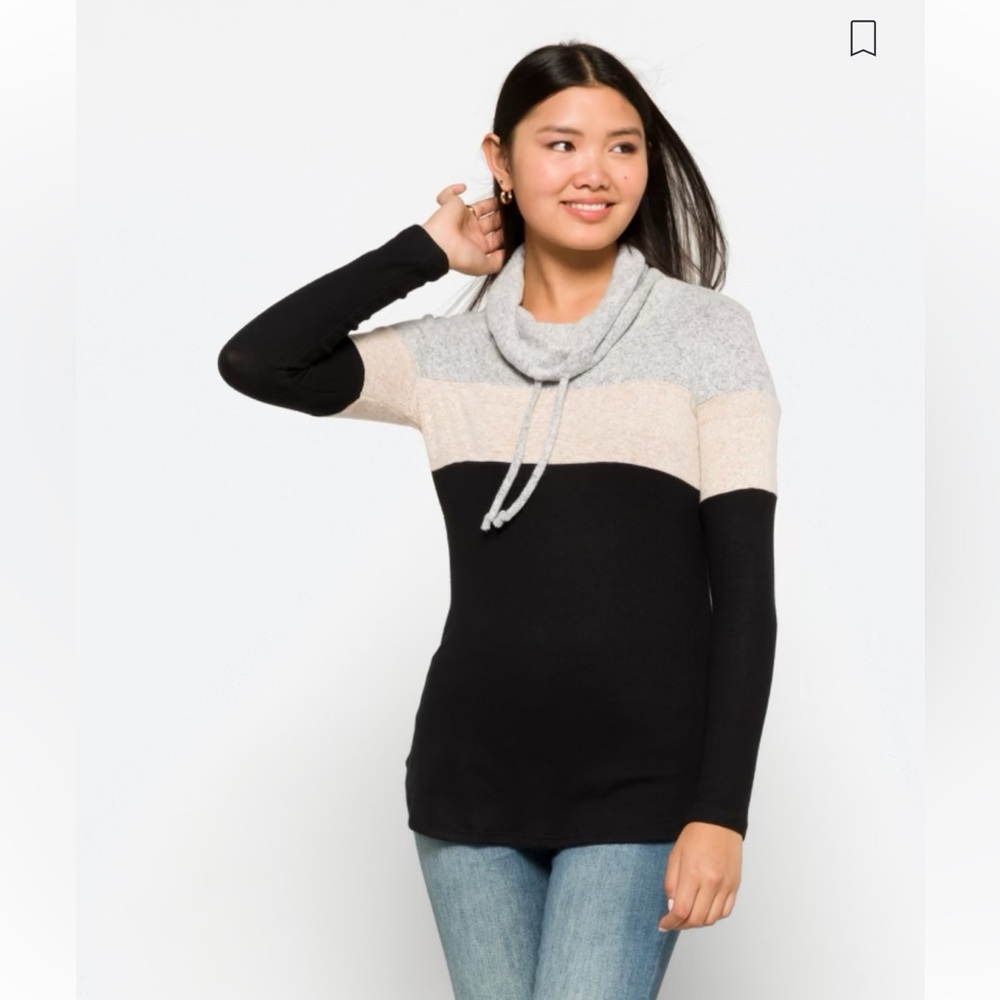 Cowl neck sweater